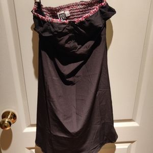 NWT Roxy Black Hooligan strapless mini dress